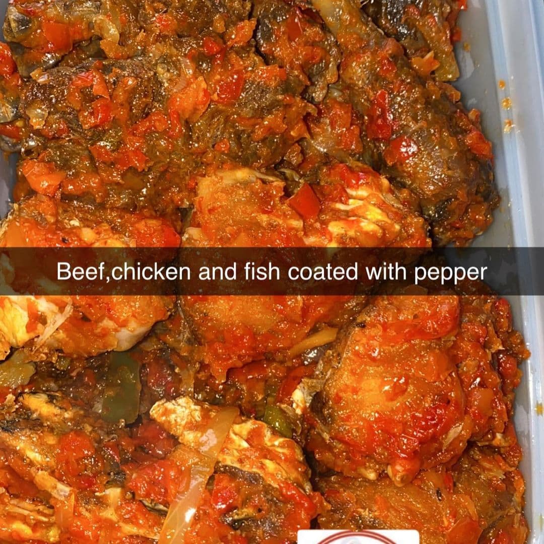 Peppered Beef and Fish
