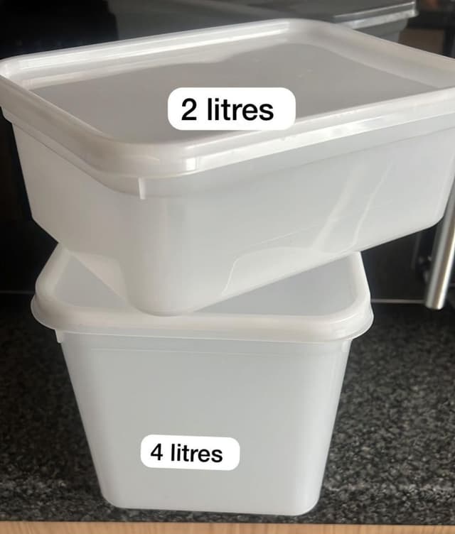 2 Litre & 4 Litre Containers