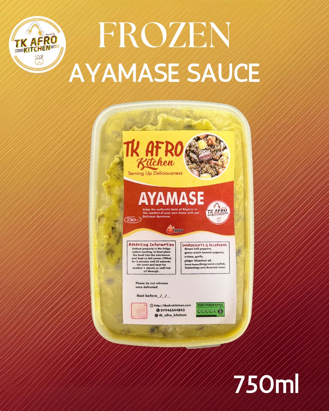 Frozen Ayamase Sauce