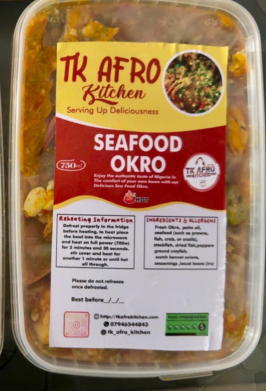 Frozen Seafood Okra Soup