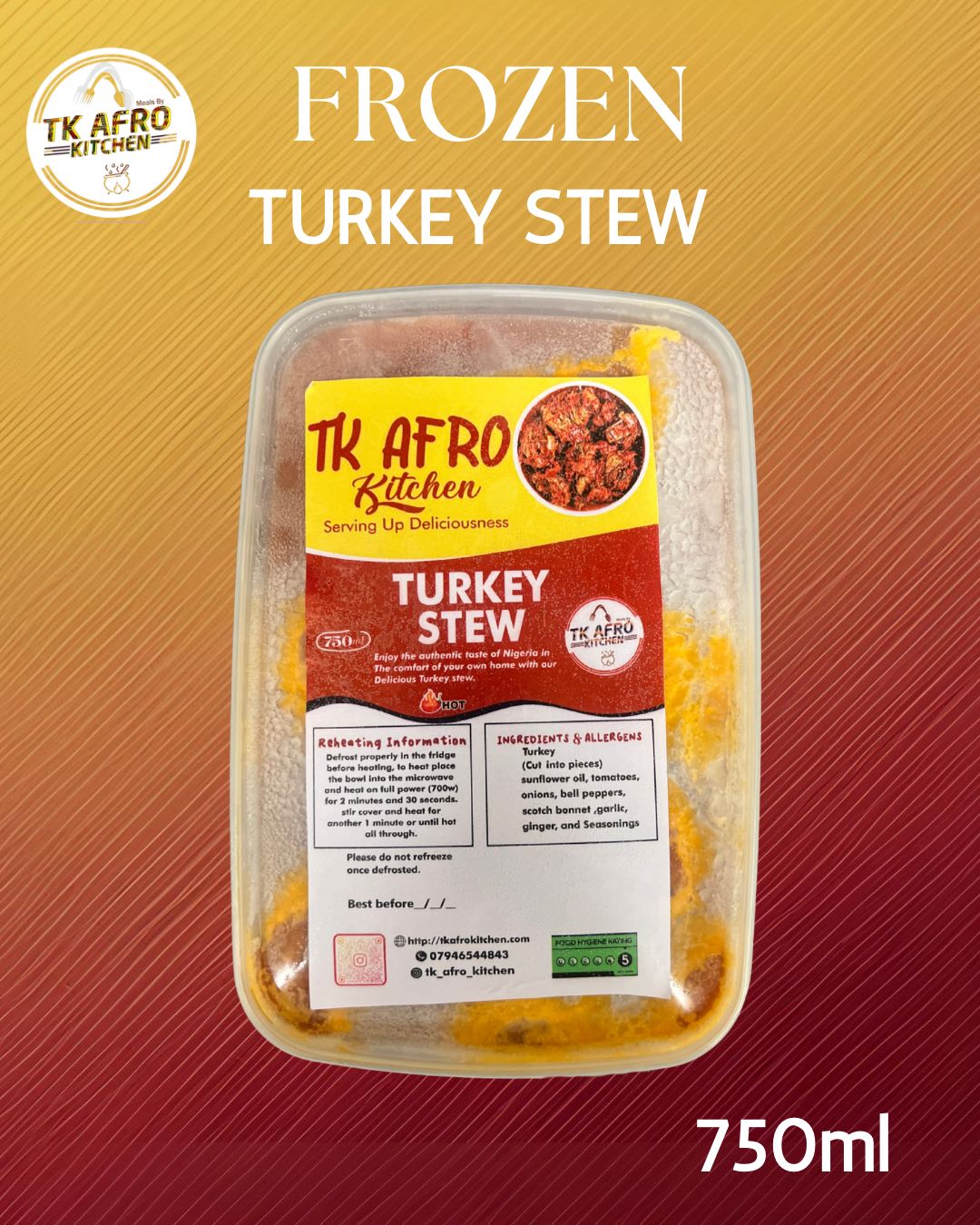 Frozen Turkey Stew